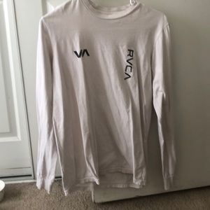 RVCA White Long Sleeve Shirt